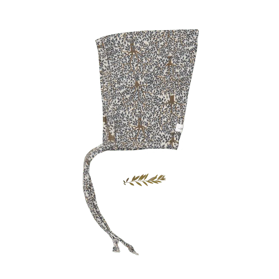 Lovely Littles The Printed Pixie Bonnet - Forest - 