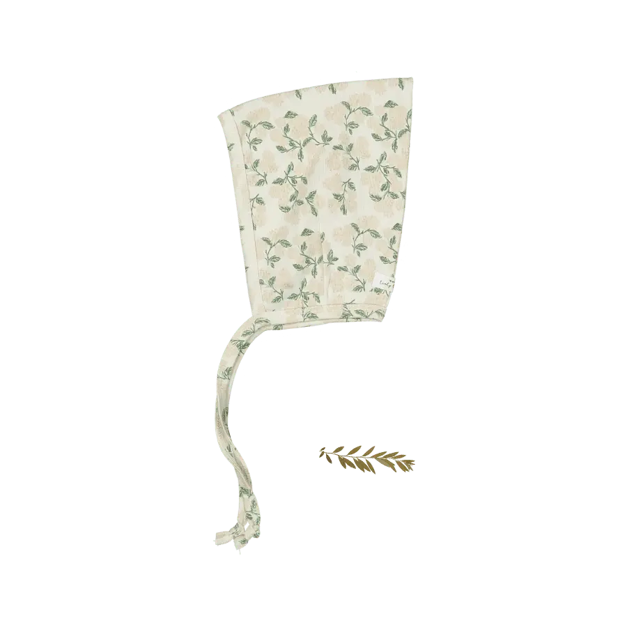 Lovely Littles The Printed Pixie Bonnet - Hydrangea Pink - 