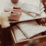 Lovely Littles The Printed Pixie Bonnet - Lattice Pink - 