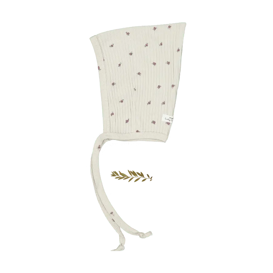 Lovely Littles The Printed Pixie Bonnet - Rosa Pink - 