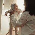 Lovely Littles The Printed Pixie Bonnet - Rosa Pink - 