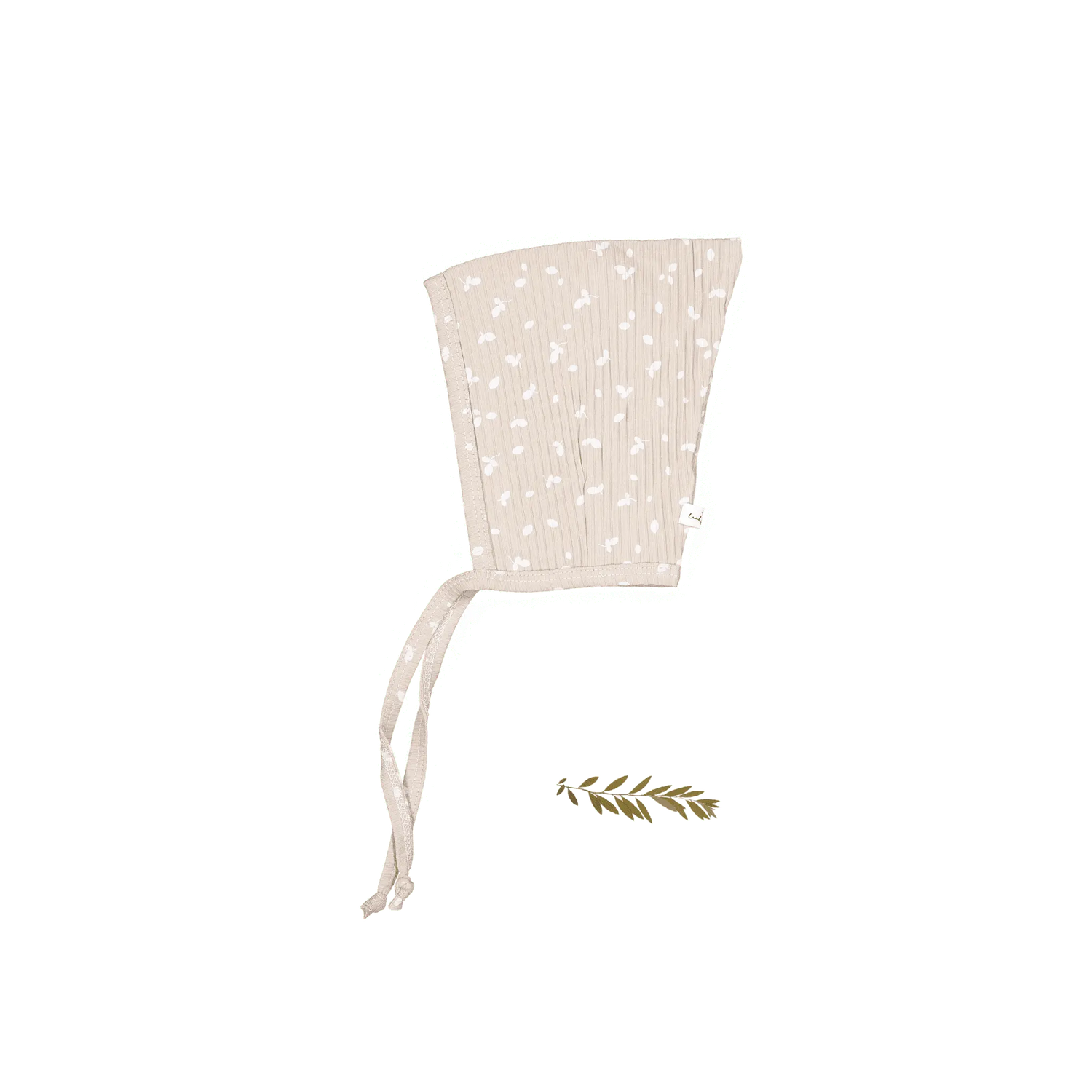 Lovely Littles The Printed Pixie Bonnet - Sand Petal - 