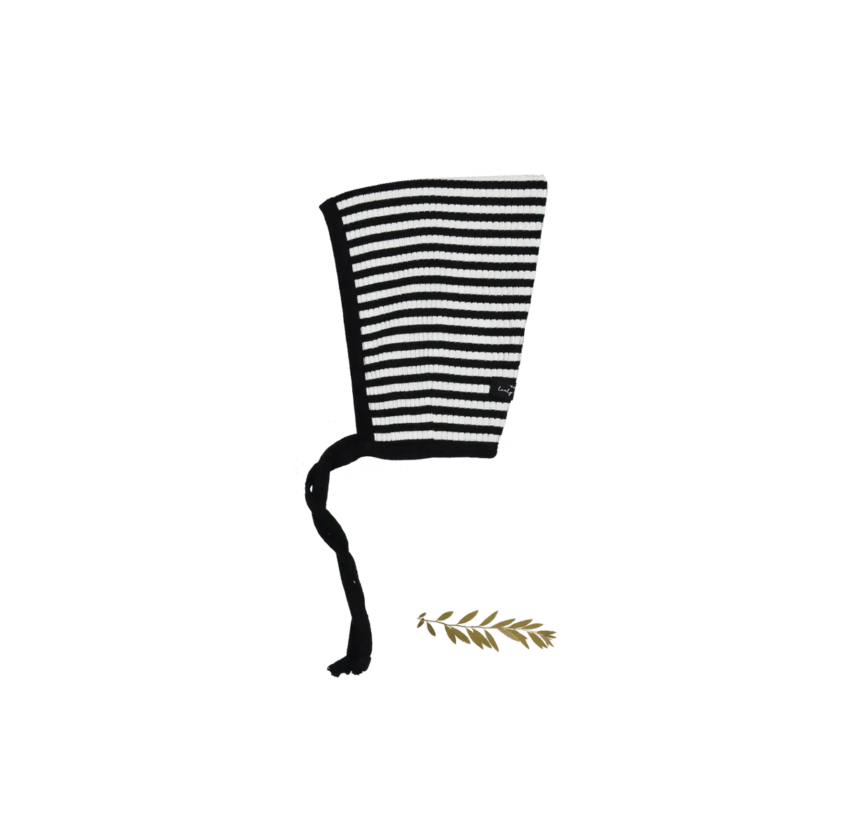 The Printed Pixie Bonnet - Stripe - Night | Everetts Place