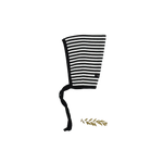 The Printed Pixie Bonnet - Stripe - Night | Everetts Place
