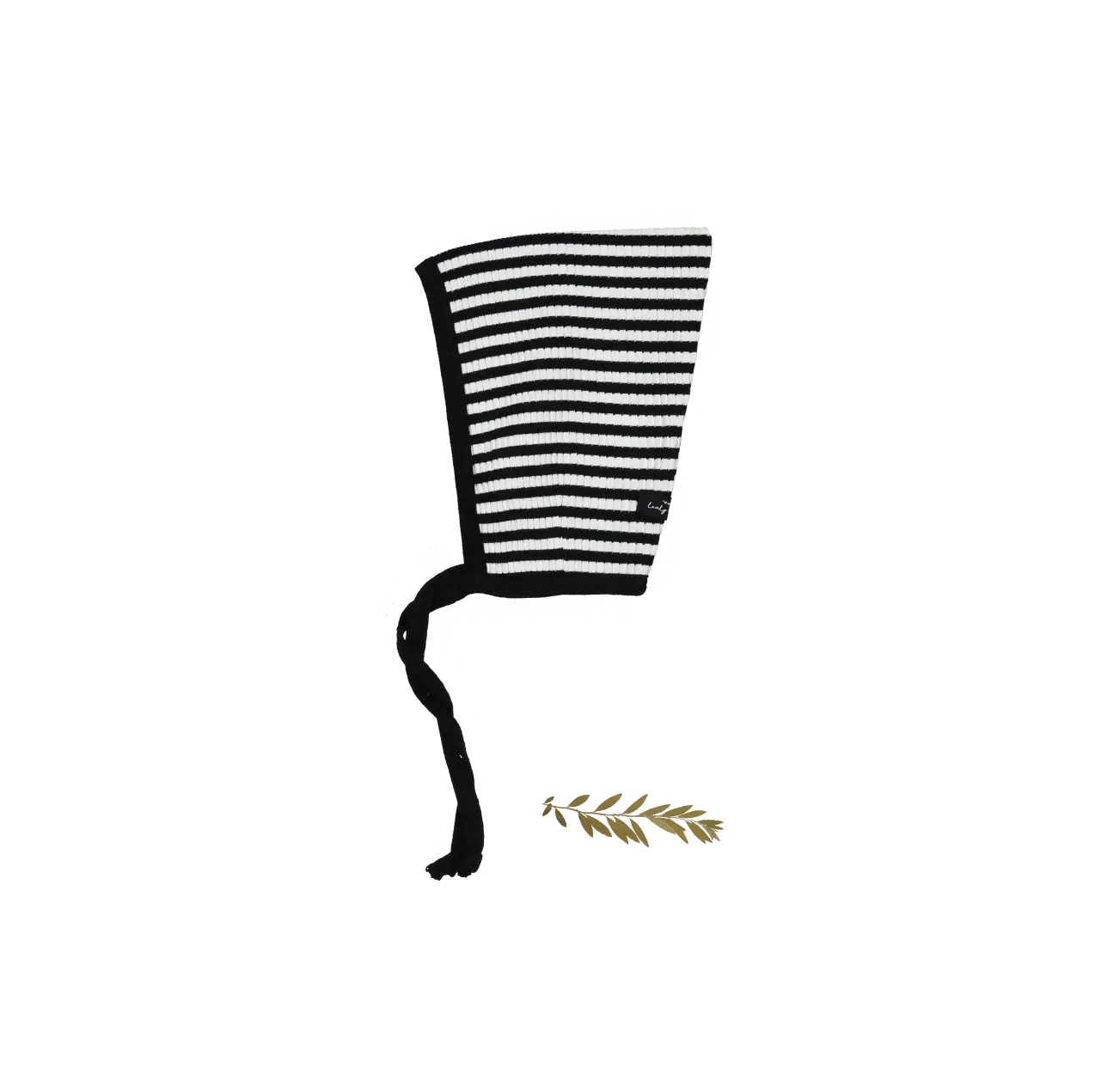The Printed Pixie Bonnet - Stripe - Night | Everetts Place