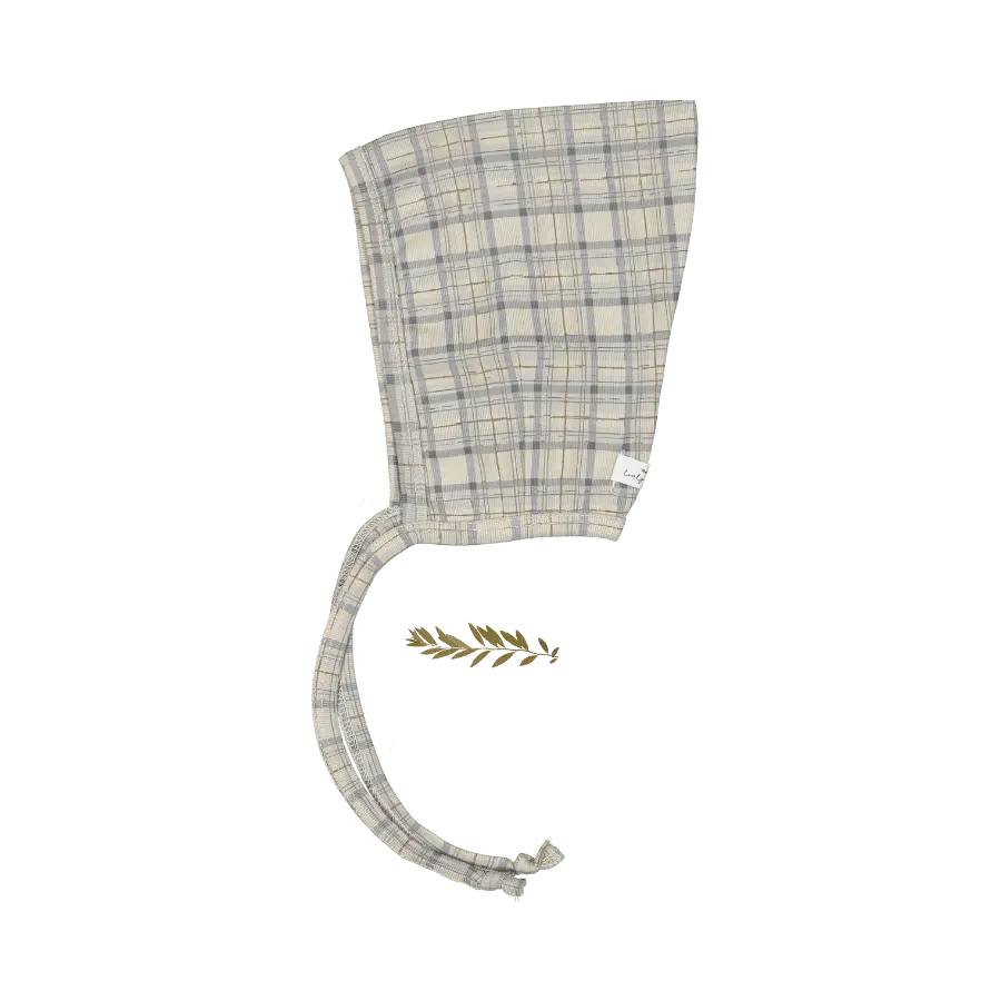 Lovely Littles The Printed Pixie Bonnet - Tartan - 