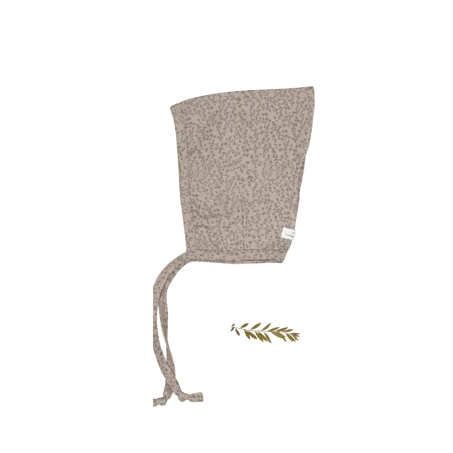 The Printed Pixie Bonnet -  Vine - Wool, Natural material, Woolen, Scarf, Linens | Everetts Place