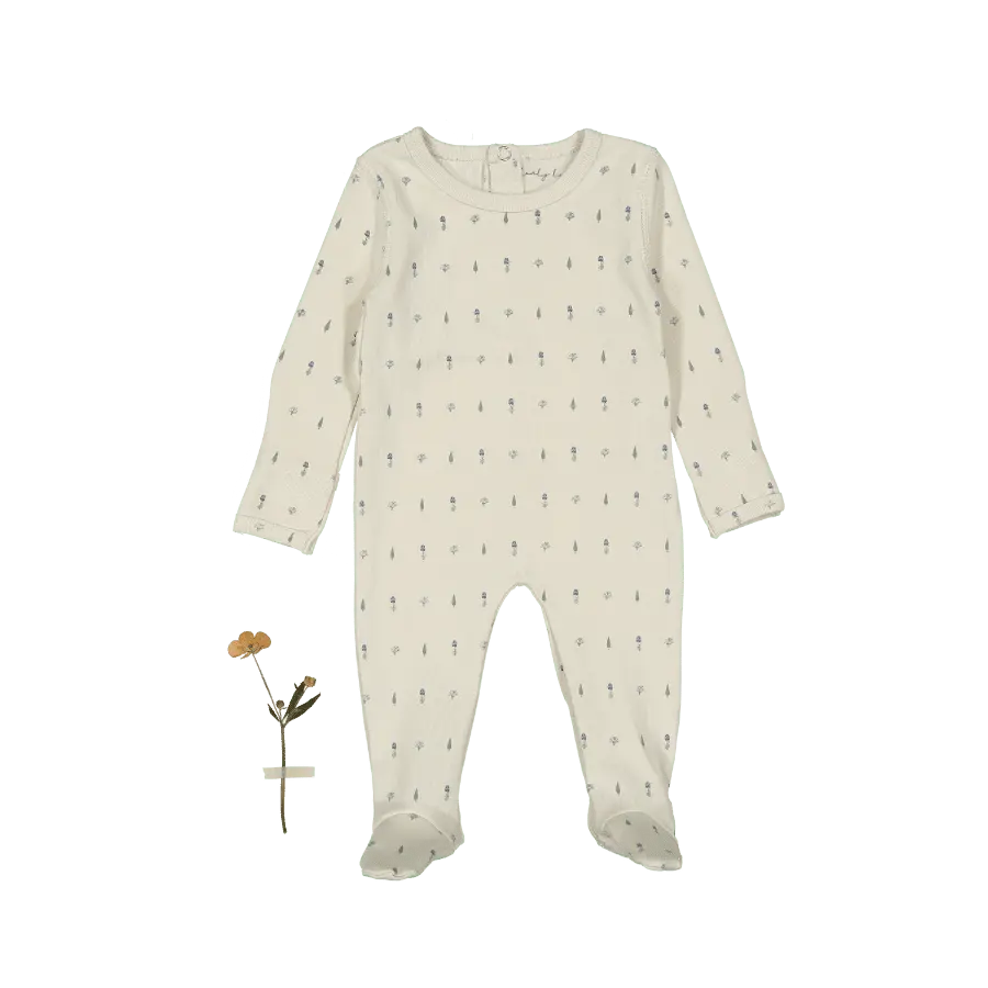 The Printed Romper - Abby Blue - Baby & Toddler Clothing, Button, One-piece garment, Clothing | Everetts Place