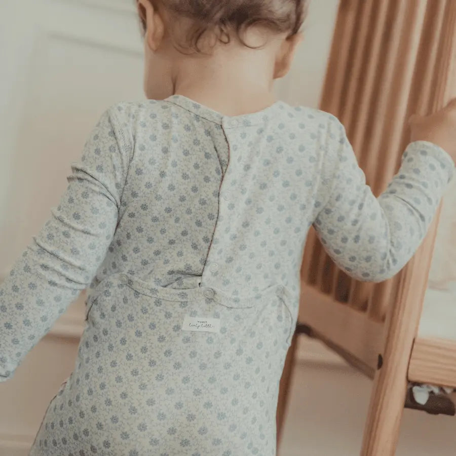 Lovely Littles The Printed Romper - Emma Blue - 