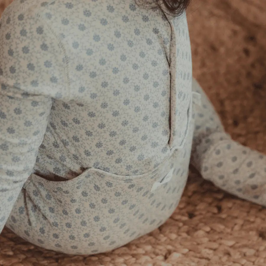 Lovely Littles The Printed Romper - Emma Blue - 