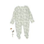 Lovely Littles The Printed Romper - Hydrangea Blue - 