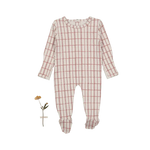 The Printed Romper - Mauve Check - Clothing | Everetts Place