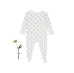The Printed Romper - White Leaf - White, Baby & Toddler Clothing, Infant bodysuit, Insect, Clothing | Everetts Place