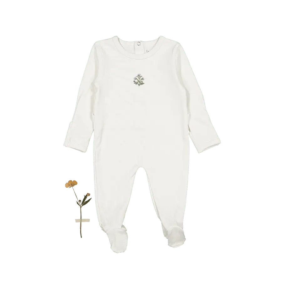 The Printed Romper - Zara Embroider Blue - Baby & Toddler Clothing, Infant bodysuit, Clothing | Everetts Place