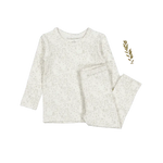 The Printed Set - Flutter - Sleeve, White, Textile, Nightwear, Long-sleeved T-shirt | Everetts Place