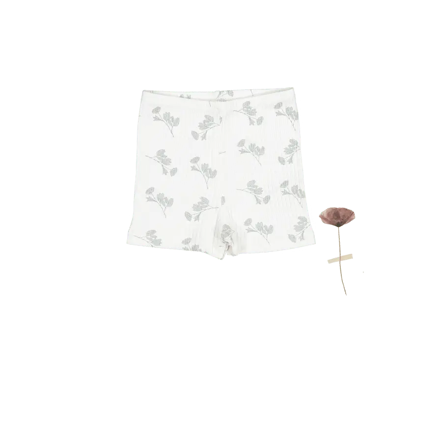 The Printed Short  - Celia - White, Trunks, Boardshorts, Bermuda shorts, Shorts | Everetts Place