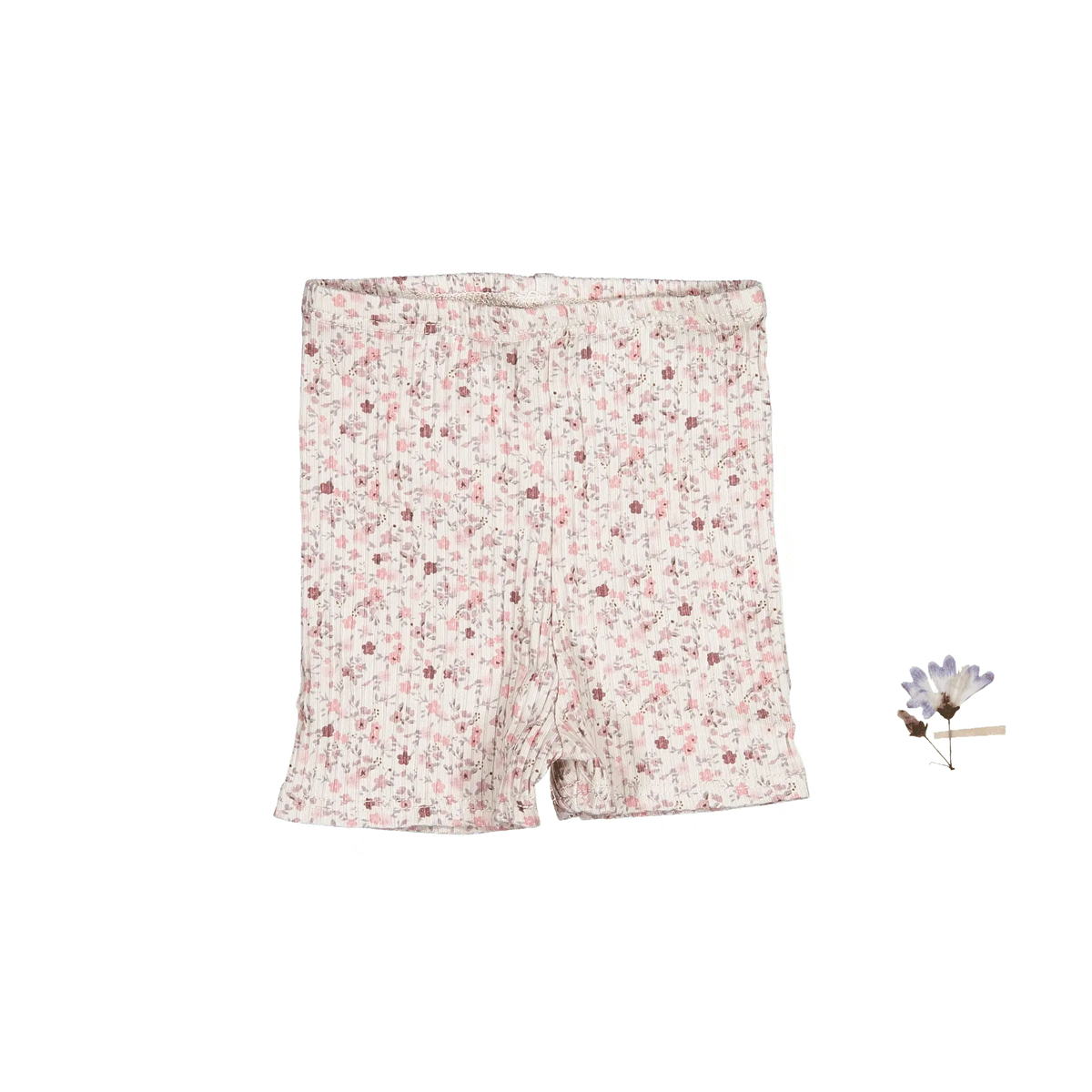 Lovely Littles The Printed Short - Dusty Mauve Floral - 