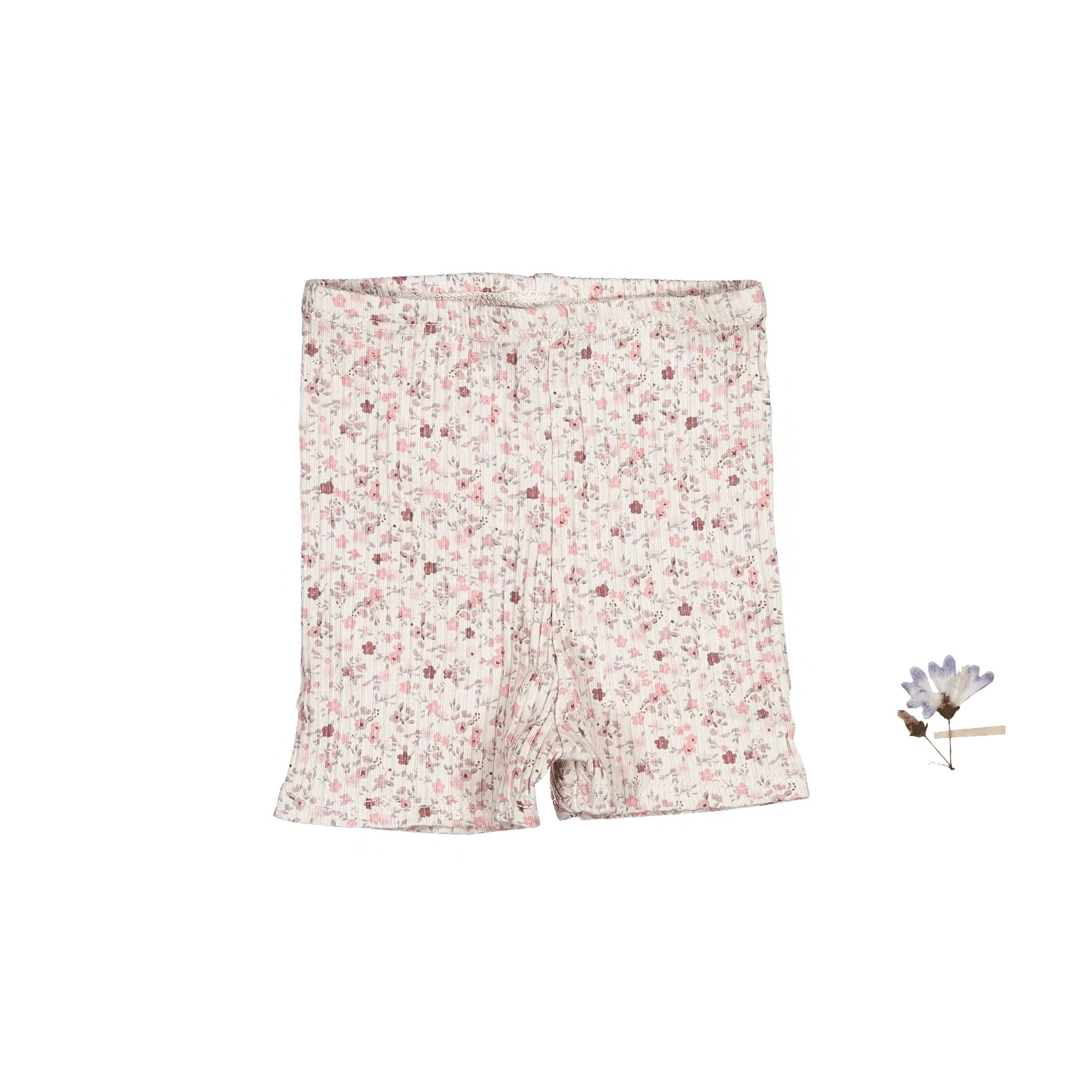 Lovely Littles The Printed Short - Dusty Mauve Floral - 