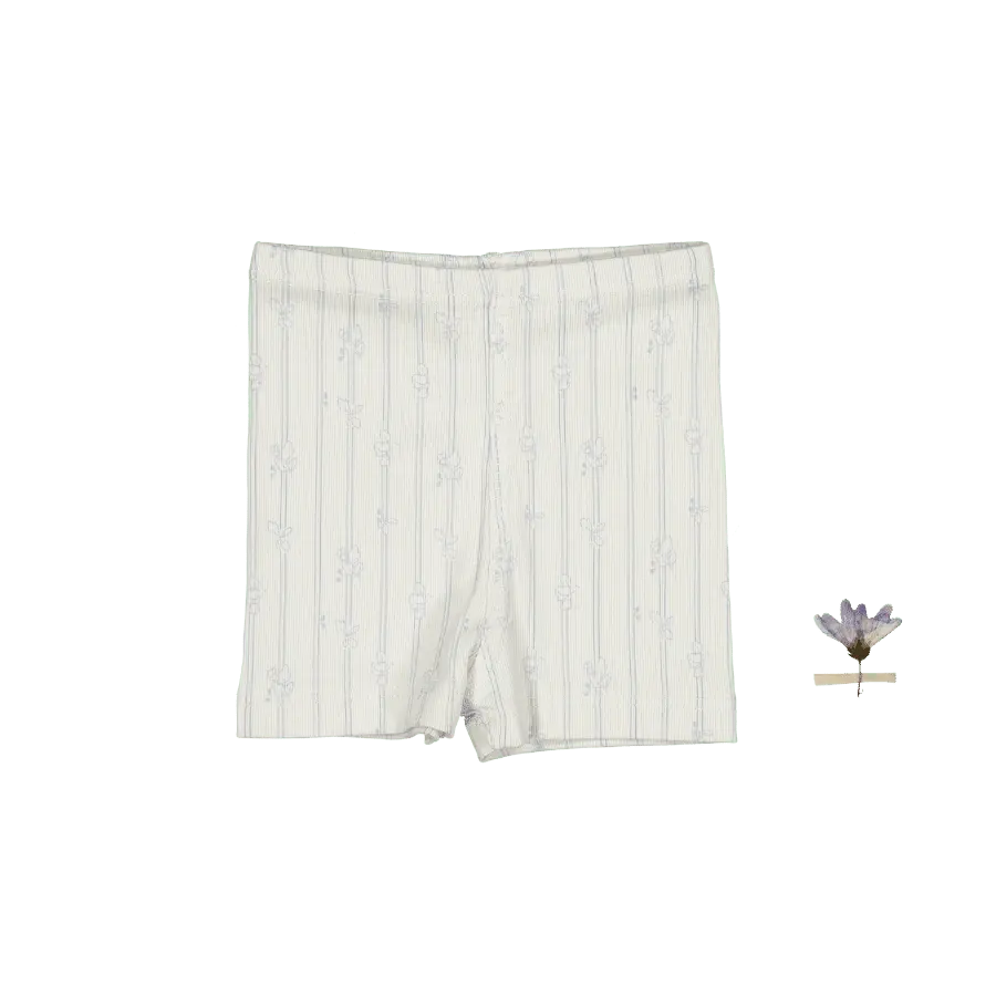The Printed Short - Linear Leaf - White, Trunks, Button, Bermuda shorts, Shorts | Everetts Place
