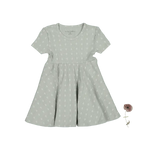 The Printed Short Sleeve Dress - Anchor - Sleeve, White, Textile, One-piece garment, Day Dress | Everetts Place