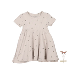 The Printed Short Sleeve Dress - Bee - Sleeve, White, Textile, Baby & Toddler Clothing, Day Dress | Everetts Place