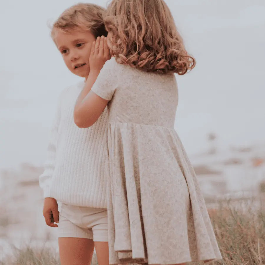 Lovely Littles The Printed Short Sleeve Dress - Elise - 