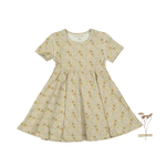 Lovely Littles The Printed Short Sleeve Dress - Meadow - 