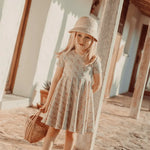 Lovely Littles The Printed Short Sleeve Dress - Meadow - 
