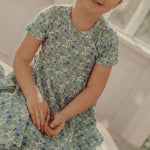 Lovely Littles The Printed Short Sleeve Dress - Pansy - 