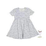 Lovely Littles The Printed Short Sleeve Dress - Starfish - 