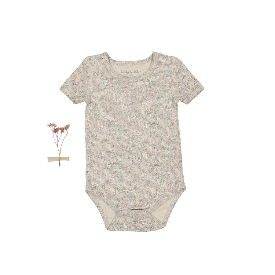 Lovely Littles The Printed Short Sleeve Onesie - Elise - 