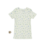 The Printed Short Sleeve Tee - Hummingbird - Sleeve, White, Textile, Active Shirt, Top | Everetts Place