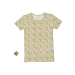 The Printed Short Sleeve Tee - Meadow - Sleeve, Textile, Active Shirt, Pattern, Motif | Everetts Place