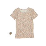 Lovely Littles The Printed Short Sleeve Tee - Mist Floral - 