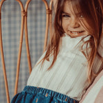 Lovely Littles The Printed Short Sleeve Tee - Mist Stripe - 