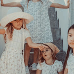 Lovely Littles The Printed Short Sleeve Tee - Mist Stripe - 