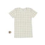 The Printed Short Sleeve Tee - Sketch Grid - Sleeve, White, Active Shirt, Grey, Design | Everetts Place