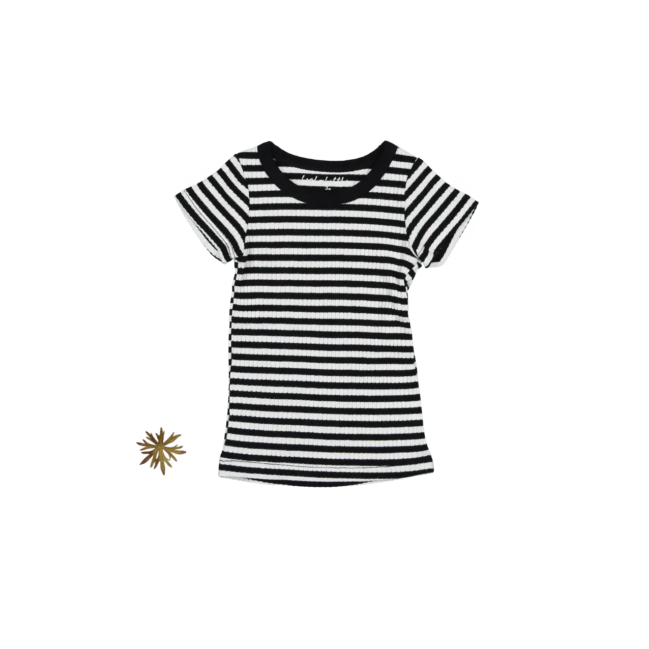 The Printed Short Sleeve Tee - Stripe - Sleeve, White, Textile, Fashion, Active Shirt | Everetts Place