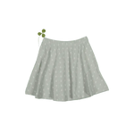 The Printed Skirt - Anchor - White, Textile, Grey, A-line, Tennis Skirt | Everetts Place