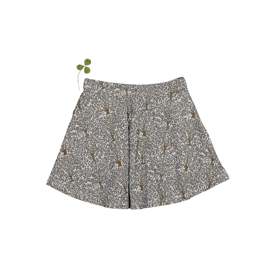 The Printed Skirt - Forest - Skort, Active Shorts, A-line, Tennis Skirt, Pattern | Everetts Place