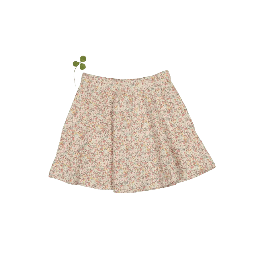 The Printed Skirt - Mist Floral - Pink, Skort, A-line, Tennis Skirt, Pattern | Everetts Place