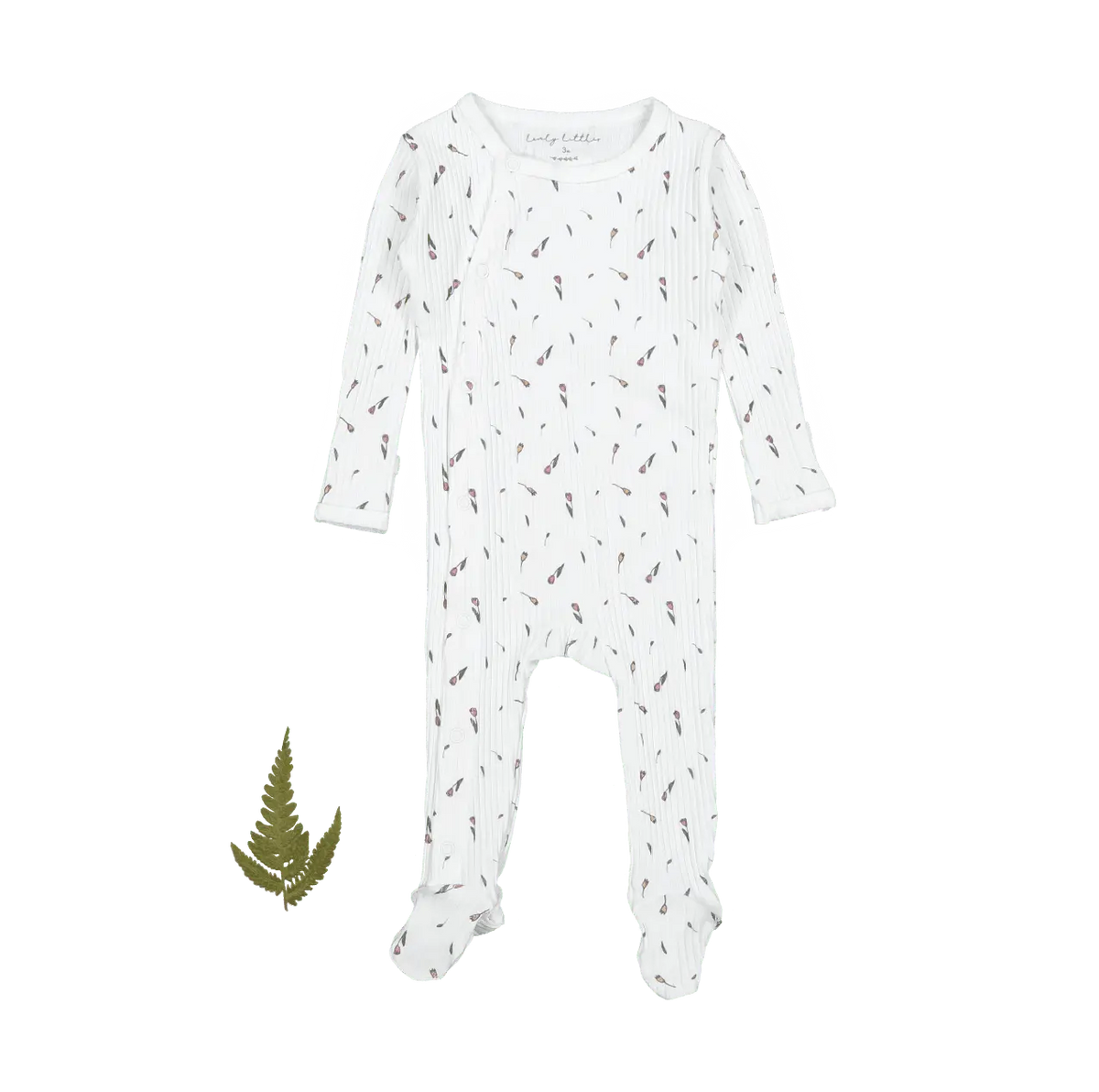 The Printed Snap Romper - Tulip - White, Baby & Toddler Clothing, Child, Clothing | Everetts Place