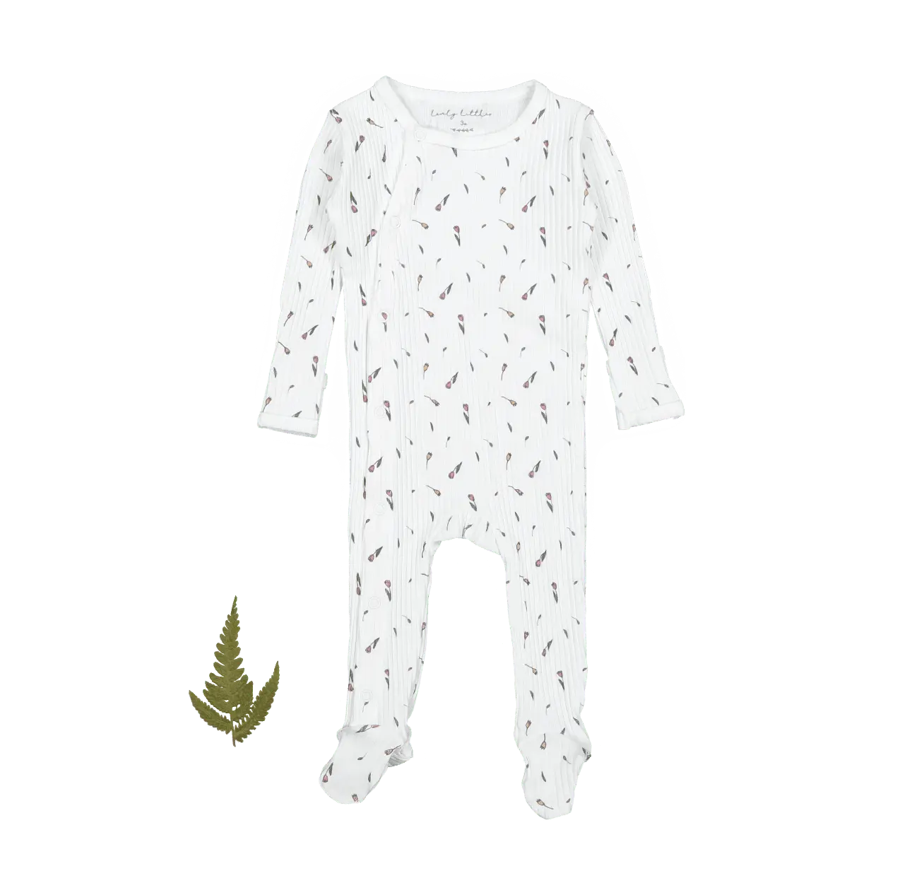 The Printed Snap Romper - Tulip - White, Baby & Toddler Clothing, Child, Clothing | Everetts Place