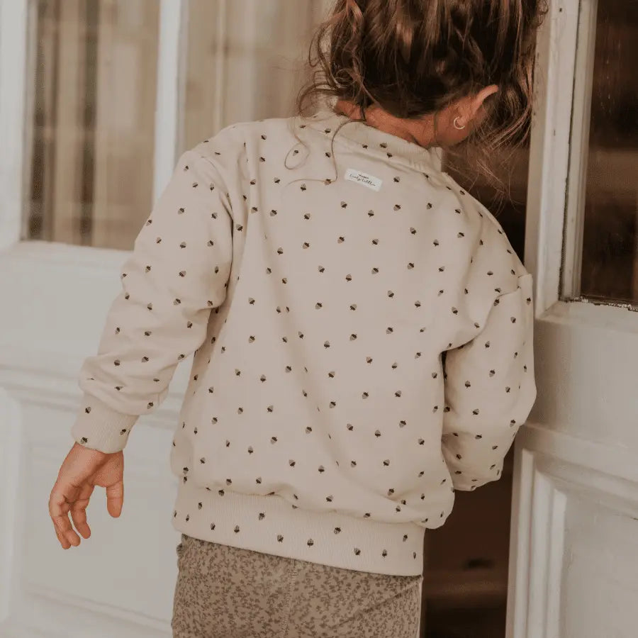 Lovely Littles The Printed Sweatshirt - Acorn - 