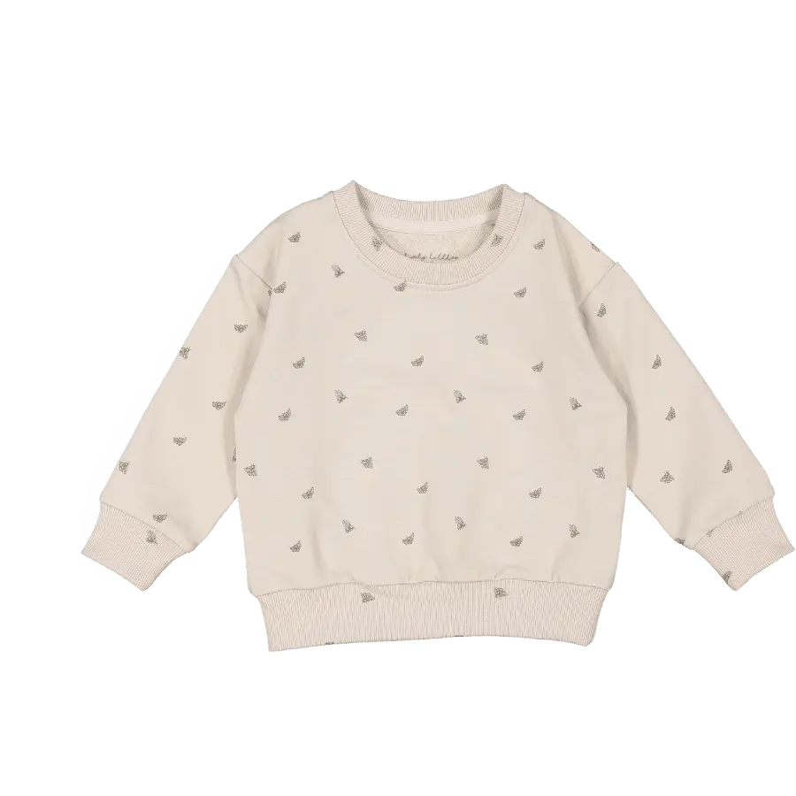 The Printed Sweatshirt - Bee - Sleeve, White, Baby & Toddler Clothing, Child, Long-sleeved T-shirt | Everetts Place