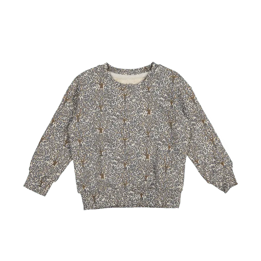 The Printed Sweatshirt - Forest - Sleeve, Pattern, Long-sleeved T-shirt, Sweater, Woolen | Everetts Place