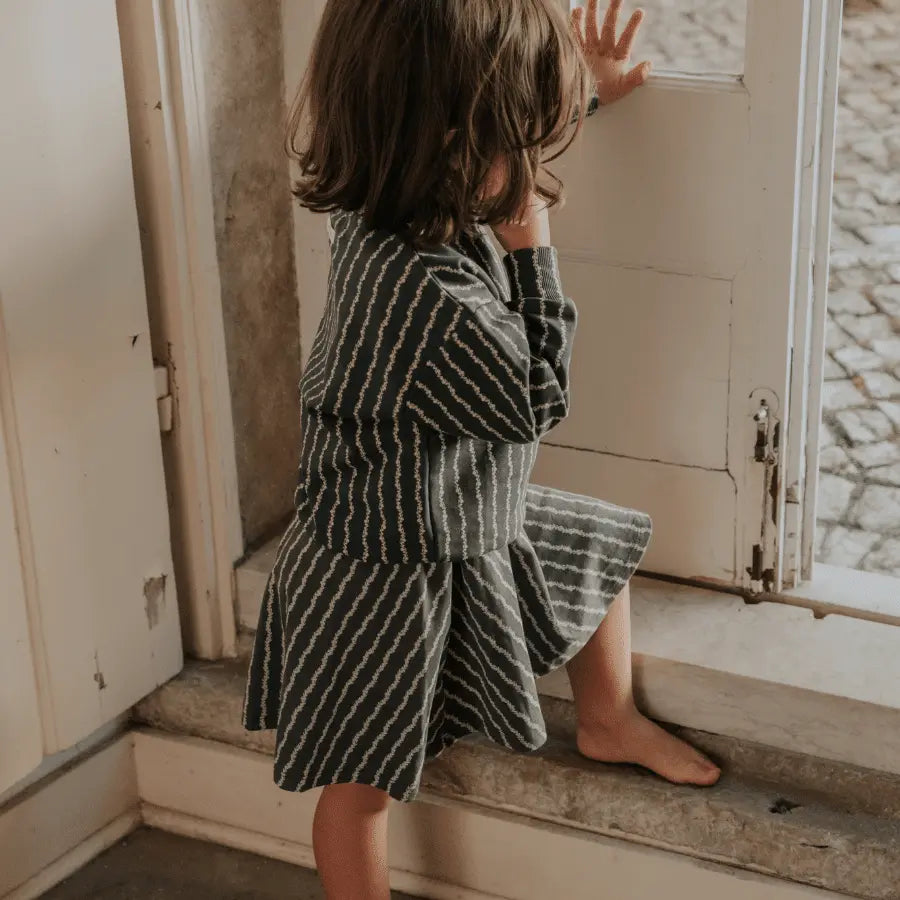 Lovely Littles The Printed Sweatshirt - Linear Stem - 