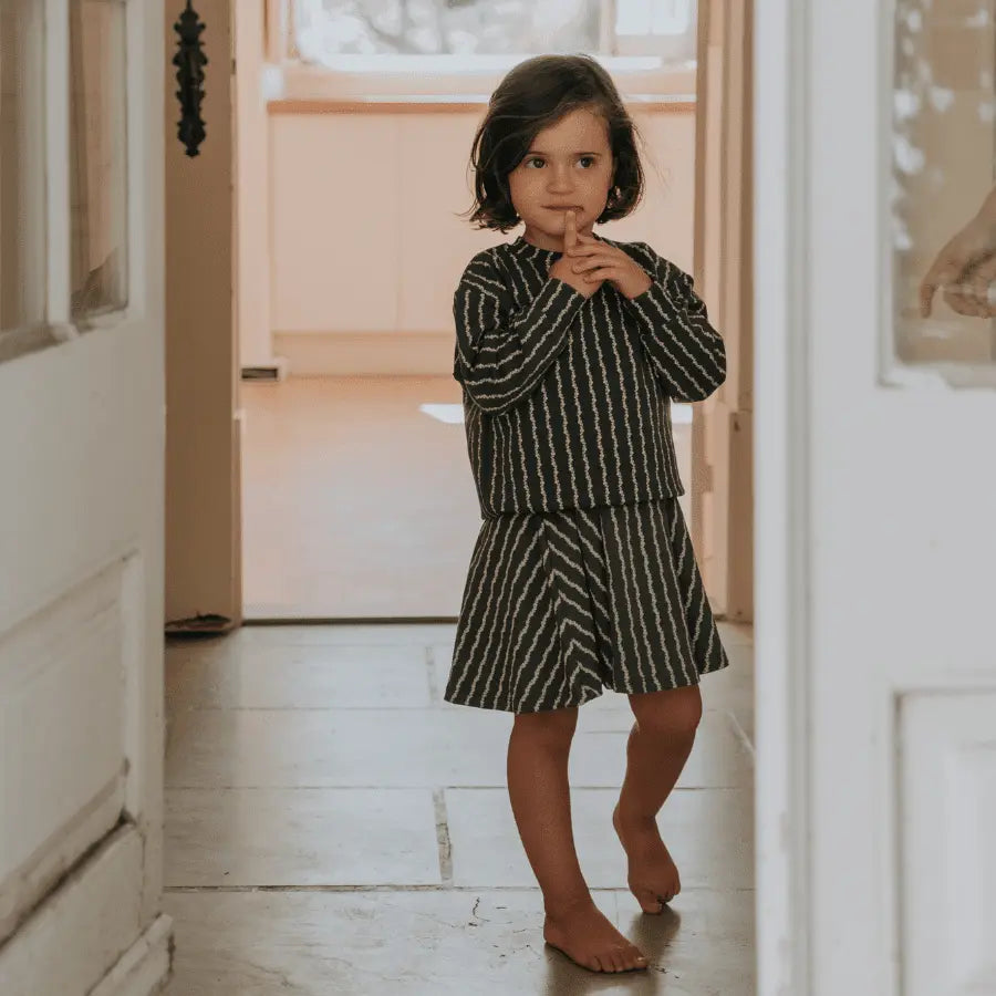 Lovely Littles The Printed Sweatshirt - Linear Stem - 