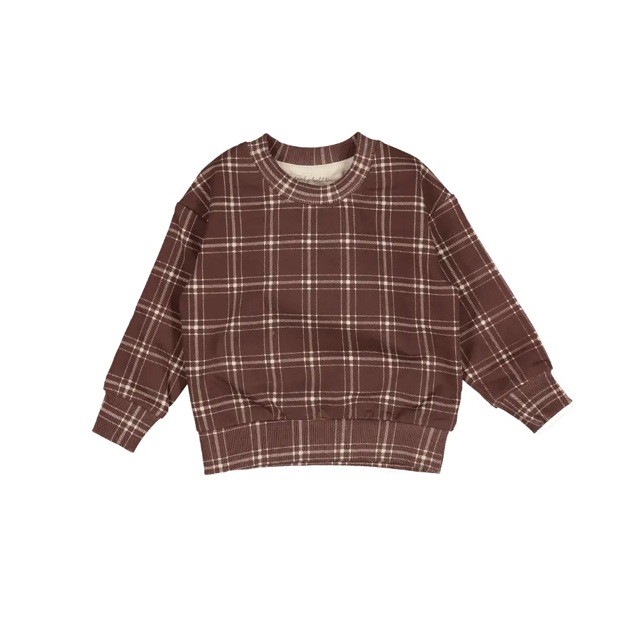 The Printed Sweatshirt - Rustic Check - Sleeve, Plaid, Tartan, Sweater, Design | Everetts Place