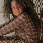 Lovely Littles The Printed Sweatshirt - Rustic Check - 